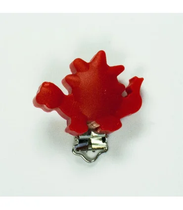 CHUPETERO DINOSAURIO SILICONA 46*55mm - Varios colores