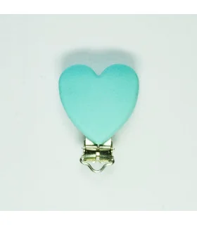 CHUPETERO CORAZÓN SILICONA 40*50mm - Varios colores