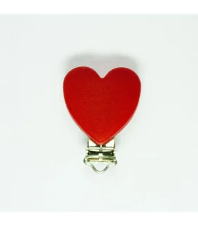 CHUPETERO CORAZÓN SILICONA 40*50mm - Varios colores 2