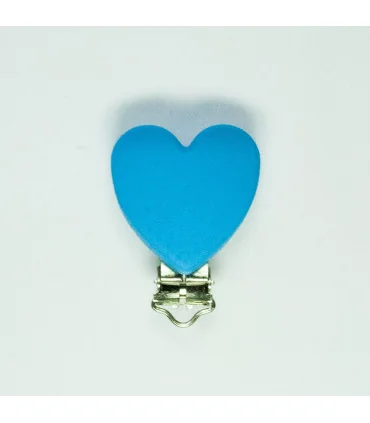 CHUPETERO CORAZÓN SILICONA 40*50mm - Varios colores