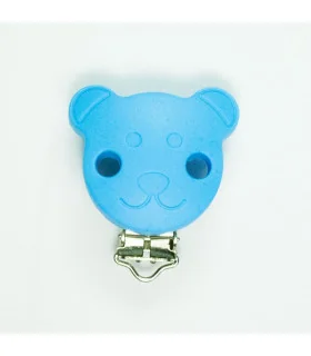 CHUPETERO OSITO SILICONA 38mm - Varios colores