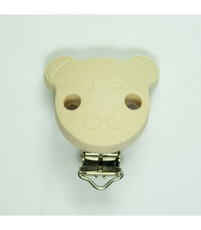 CHUPETERO OSITO SILICONA 38mm - Varios colores