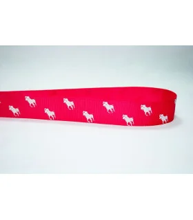 Polo Ralph Lauren Fucsia/Blanco 22mm