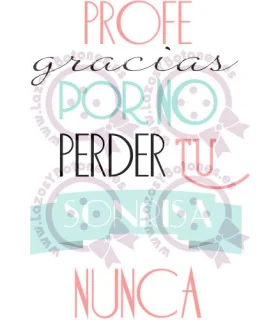 POR NO PERDER TU SONRISA