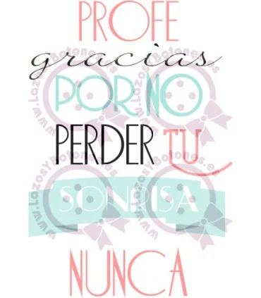 POR NO PERDER TU SONRISA