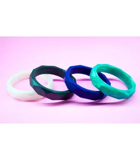 PULSERA MORDEDOR SILICONA - Varios colores