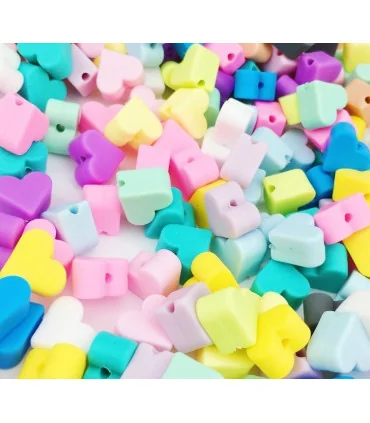 CORAZÓN SILICONA 15mm - VARIOS COLORES