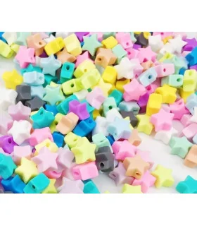 ESTRELLA SILICONA 15mm - VARIOS COLORES