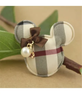 PACK DE 2 APLIQUES MICKEY PERLA 50mm