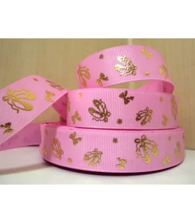 Bailarinas rosa/ORO 22mm