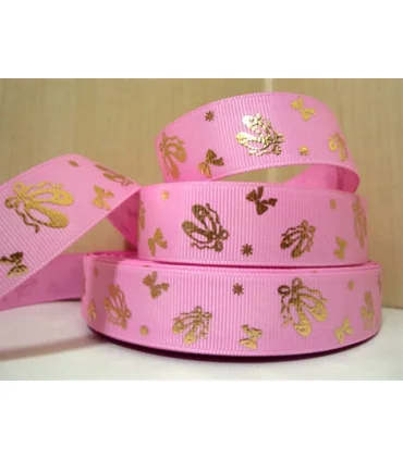 Bailarinas rosa/ORO 22mm