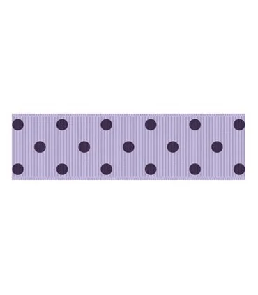 Lunares grandes lila/morado 22mm
