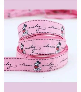 Mickey Classic 25mm - Rosa Bebé
