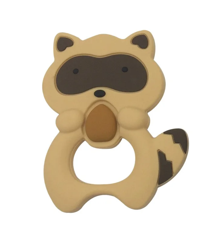 MORDEDOR SILICONA MAPACHE 95*80MM - VARIOS COLORES