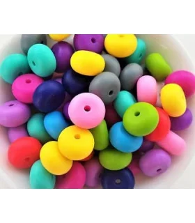 ÁBACO SILICONA 14mm - VARIOS COLORES