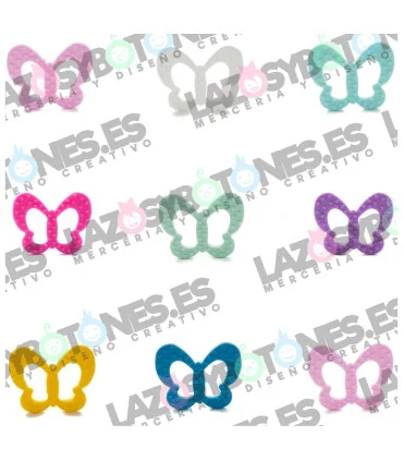 MORDEDOR MARIPOSA 85*62mm - VARIOS COLORES