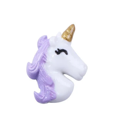 PACK 2 UNICORNIOS 3D 25*30mm - VARIOS COLORES