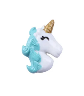 PACK 2 UNICORNIOS 3D 25*30mm - VARIOS COLORES 2