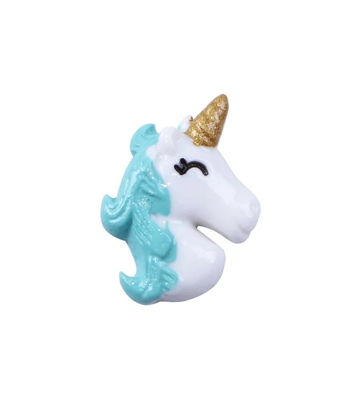 PACK 2 UNICORNIOS 3D 25*30mm - VARIOS COLORES