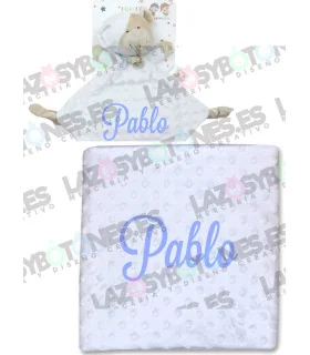 MANTA + DOU DOU BORDADO - Varios colores