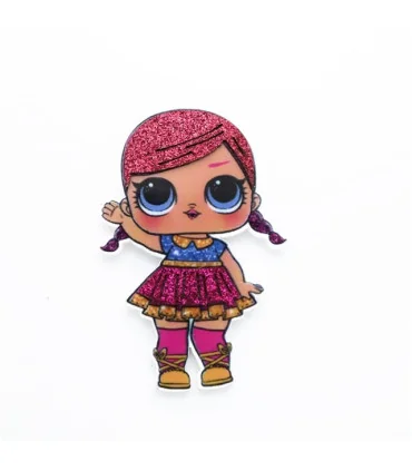 RESINA LOL SURPRISE GLITTER - SUPER B.B. 38*58mm