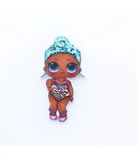 RESINA LOL SURPRISE GLITTER - PRECIOUS 38*58mm