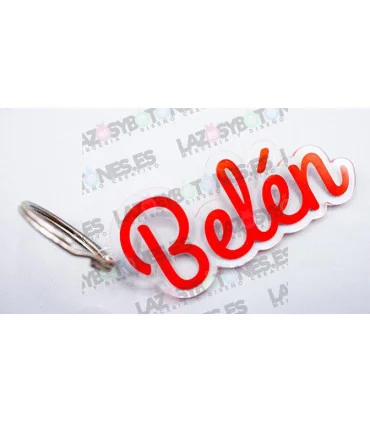 LLAVERO NOMBRE COLOR - VARIOS COLORES