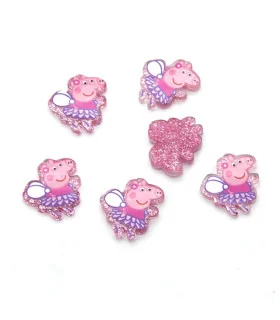 Pepa la cerdita HADA GLITTER 27*23MM