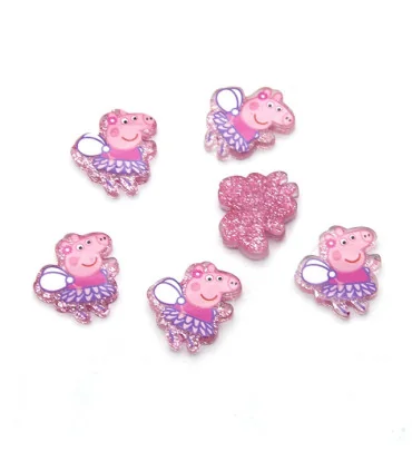 Pepa la cerdita HADA GLITTER 27*23MM