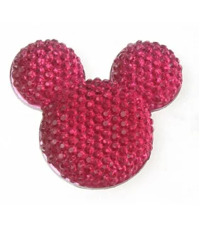 Mickey SILUETA BRILLO 33*34mm - Varios colores