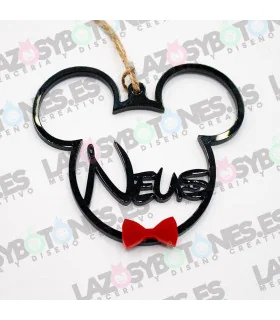 BOLA DE NAVIDAD - MOD. MICKEY PAJARITA