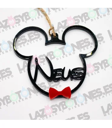 BOLA DE NAVIDAD - MOD. MICKEY PAJARITA