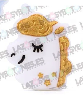 UNICORNIO GOLD 23*28MM