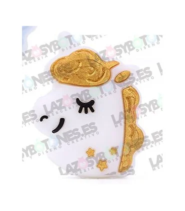 UNICORNIO GOLD 23*28MM