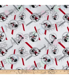 Tela LOS INCREÍBLES - Mrs. Incredible y Violeta