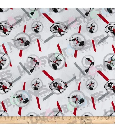 Tela LOS INCREÍBLES - Mrs. Incredible y Violeta