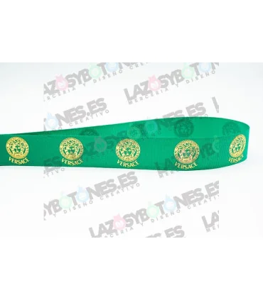 VERSACE VERDE LORO/ORO 25mm