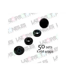 PACK de 50 SNAPS KAM - Negro