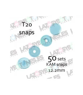 PACK de 50 SNAPS KAM - Azul océano
