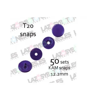 PACK de 50 SNAPS KAM - Azul Royal