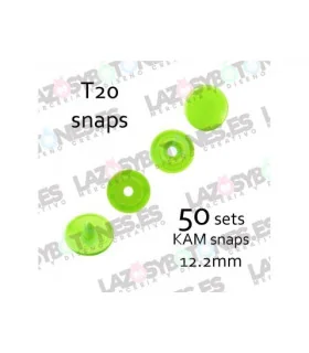 PACK de 50 SNAPS KAM - Verde Manzana