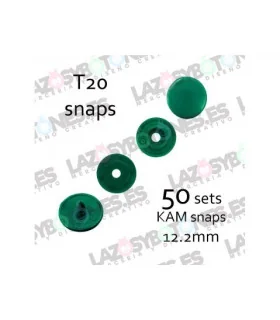 PACK de 50 SNAPS KAM - Verde Cazador