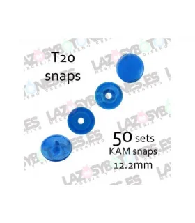 PACK de 50 SNAPS KAM - Azul