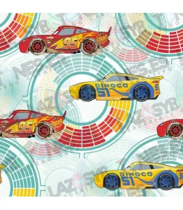 Tela CARS 110 cm ancho