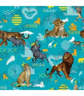 Tela REY LEÓN 110 cm ancho