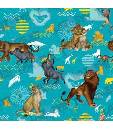 Tela REY LEÓN 110 cm ancho