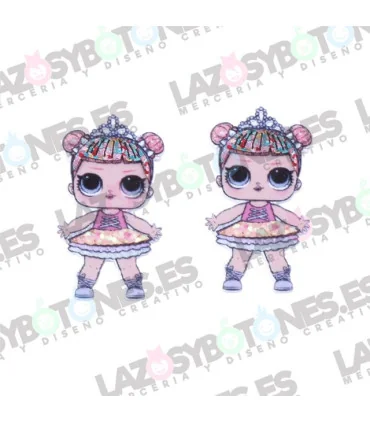  RESINA LOL SURPRISE GLITTER -CENTER STAGE 41*22mm