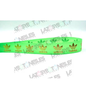 ADIDAS VERDE FLÚOR/ORO 25MM