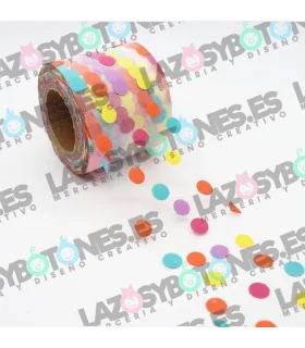 Tul lunares colores 60mm