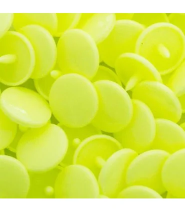 PACK de 50 SNAPS KAM - Amarillo neón